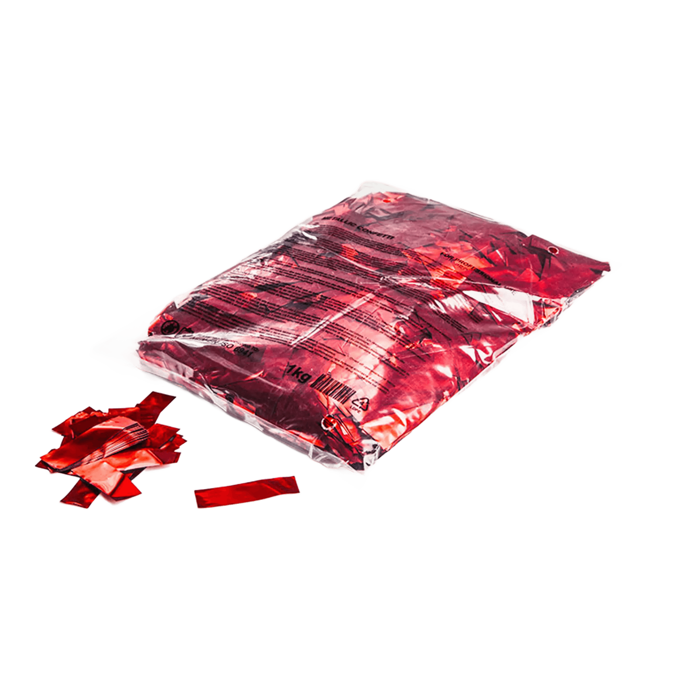 Filofx Confetti Rectangles RED Metallic