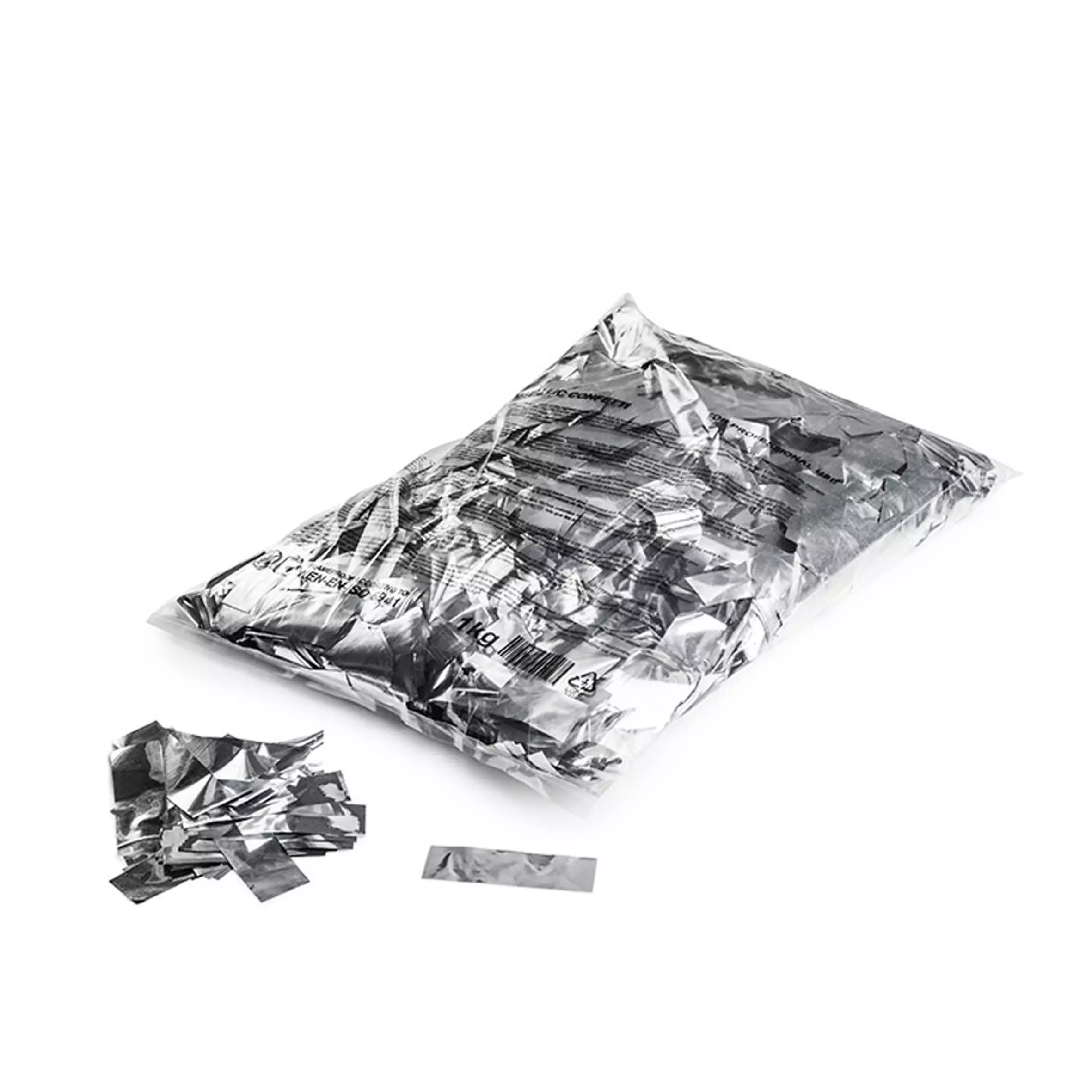 Filofx Confetti Rectangles Silver Metallic