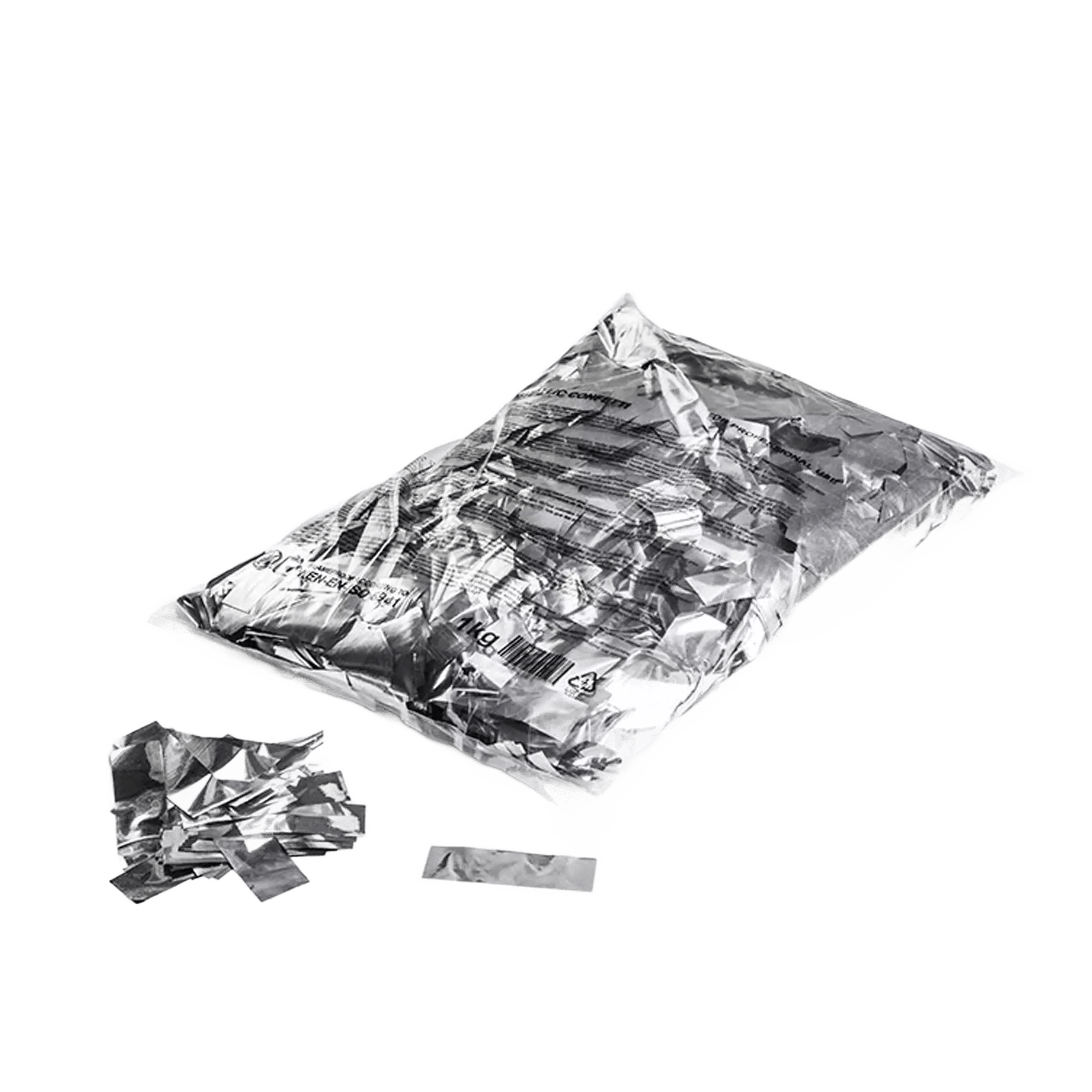 Filofx Confetti Rectangles Silver Metallic