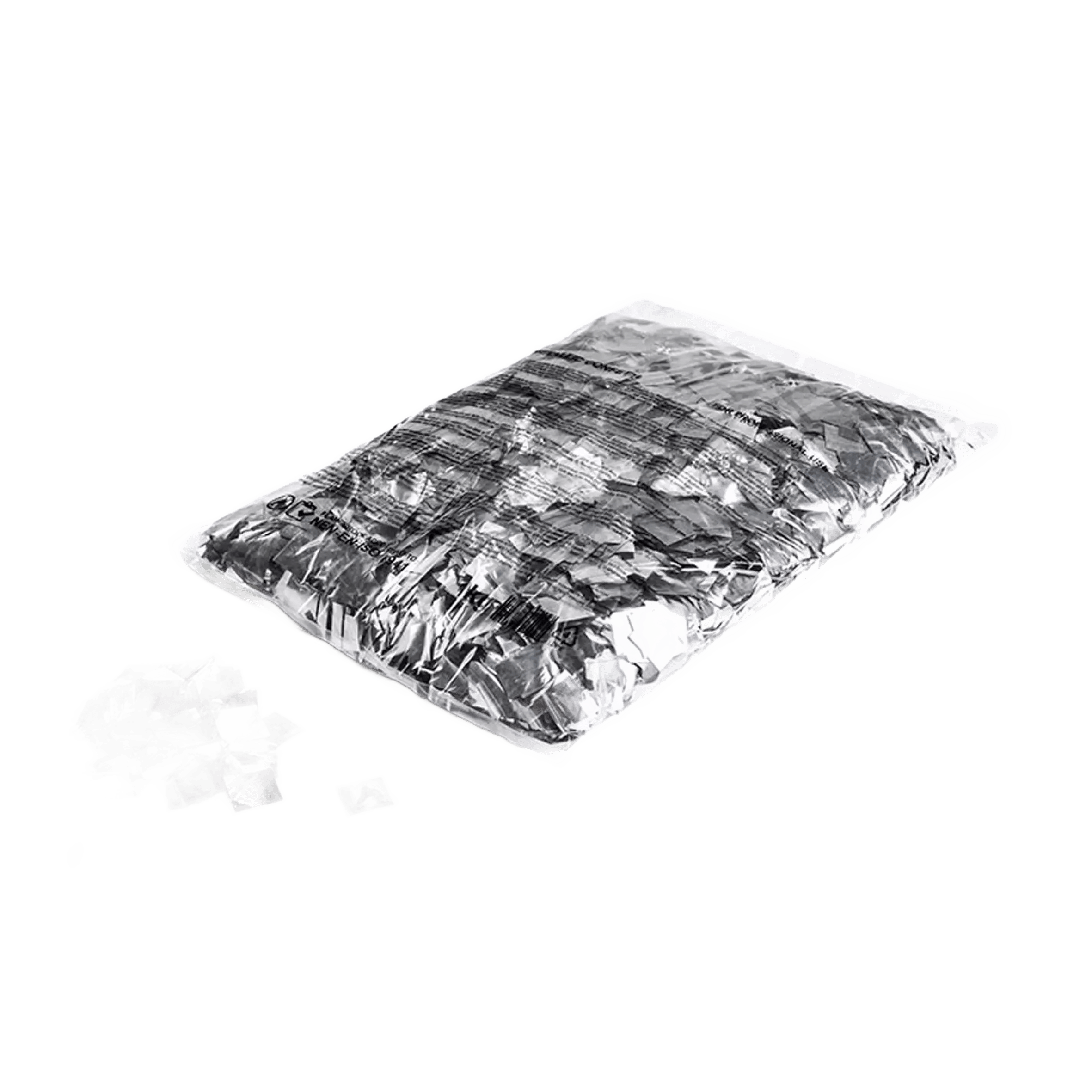 Magicfx Confetti Squares Silver Metallic