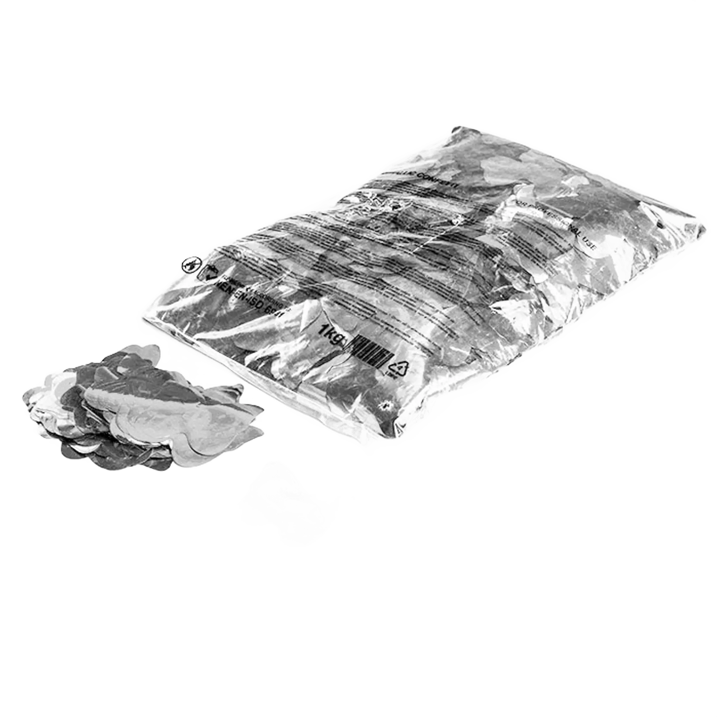 Magicfx Slowfall Confetti Butterflies Metallic Silver