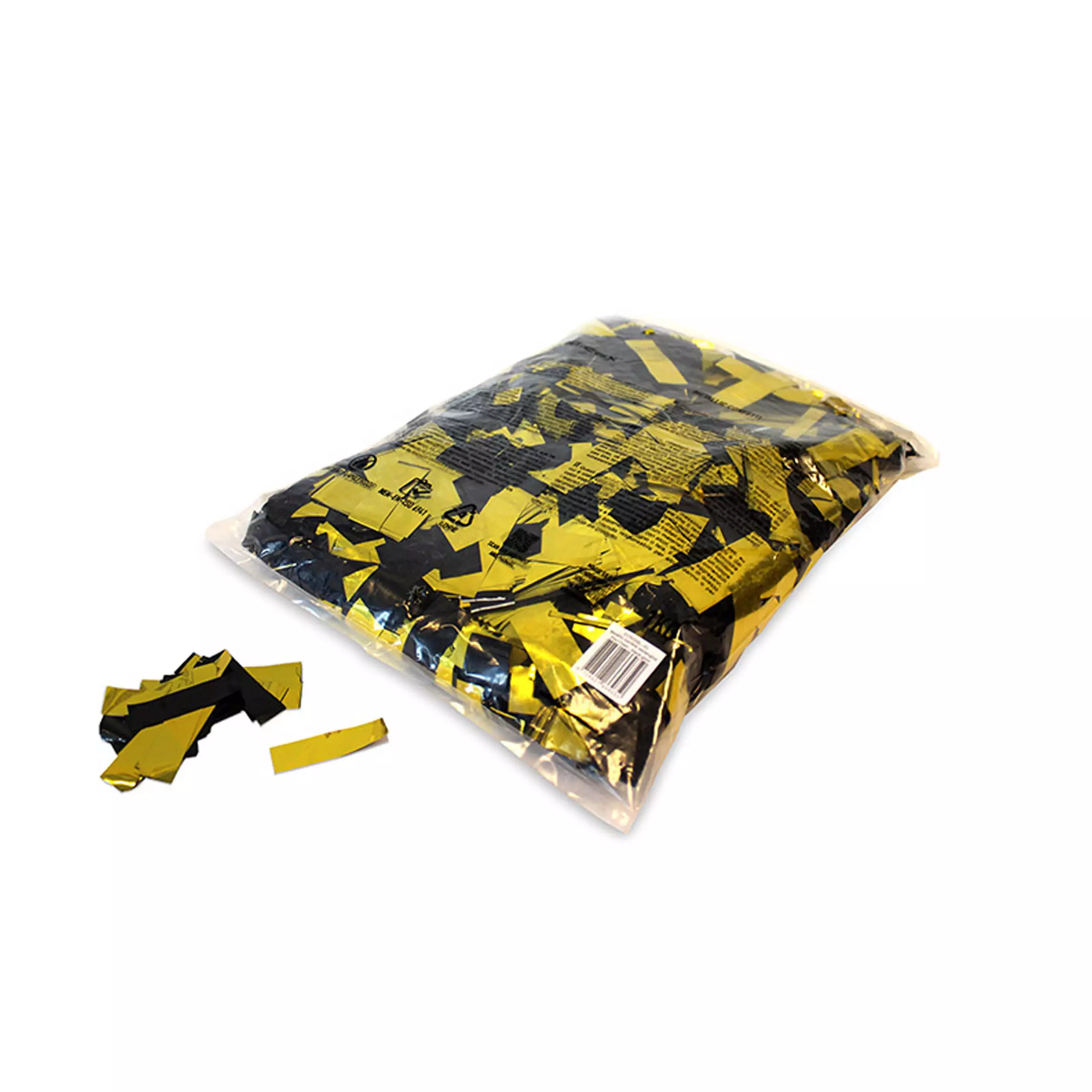 Magicfx Metallic Confetti Rectangles GOLD AND Black