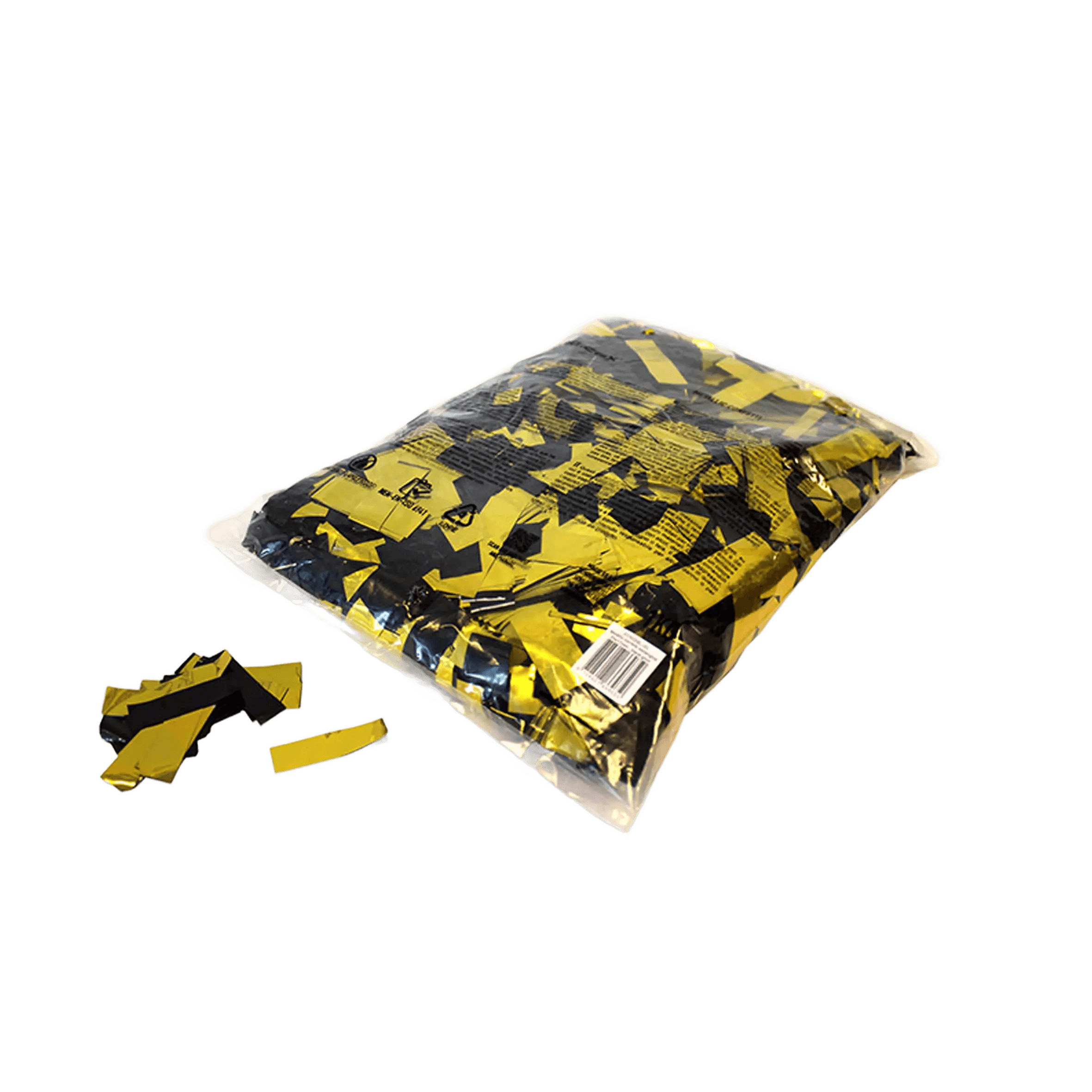 Magicfx Metallic Confetti Rectangles GOLD AND Black
