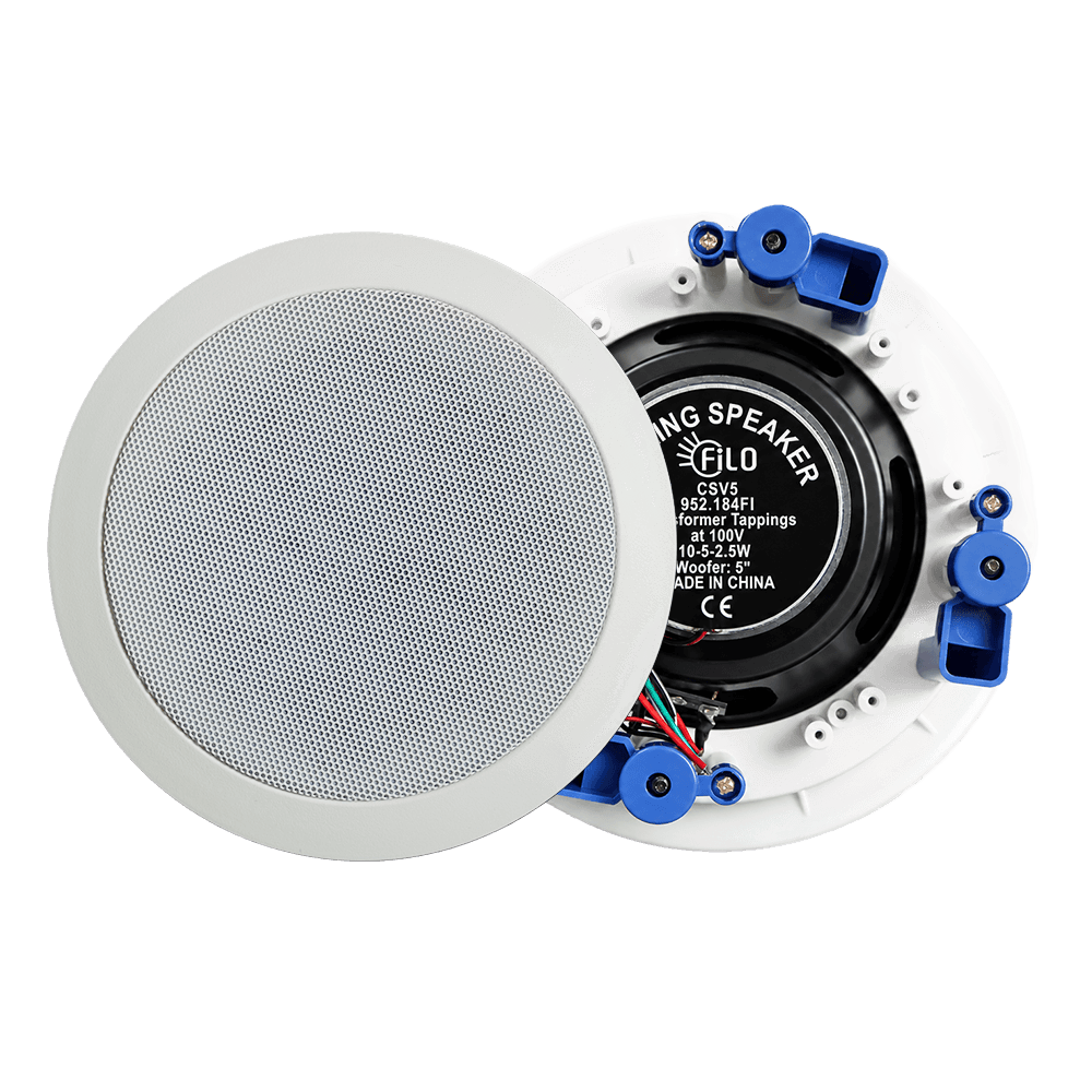 Filo CSV5 Ceiling Speaker 5.25INCH White 10W 100V