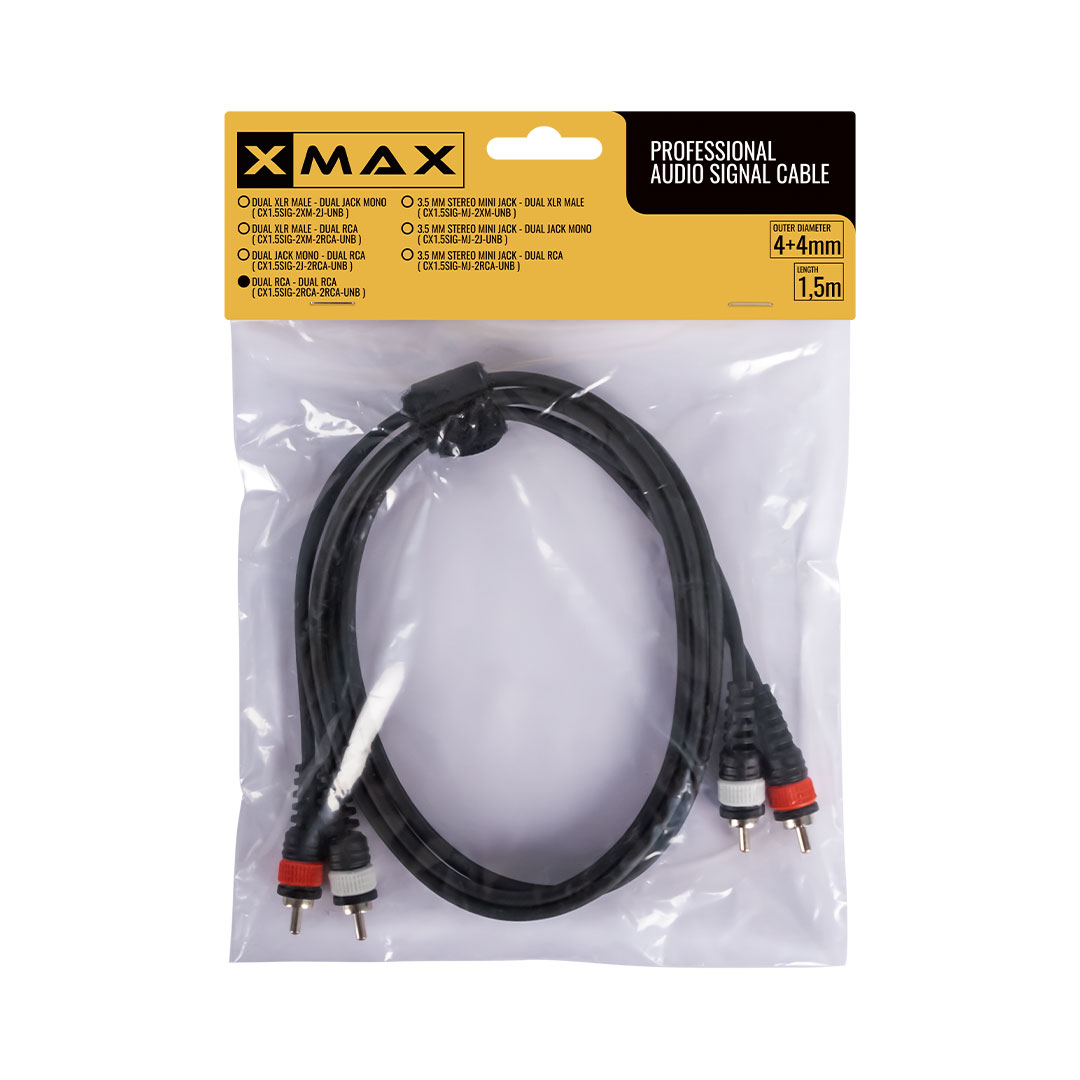 XMAX DUAL RCA-DUAL RCA 1.5M