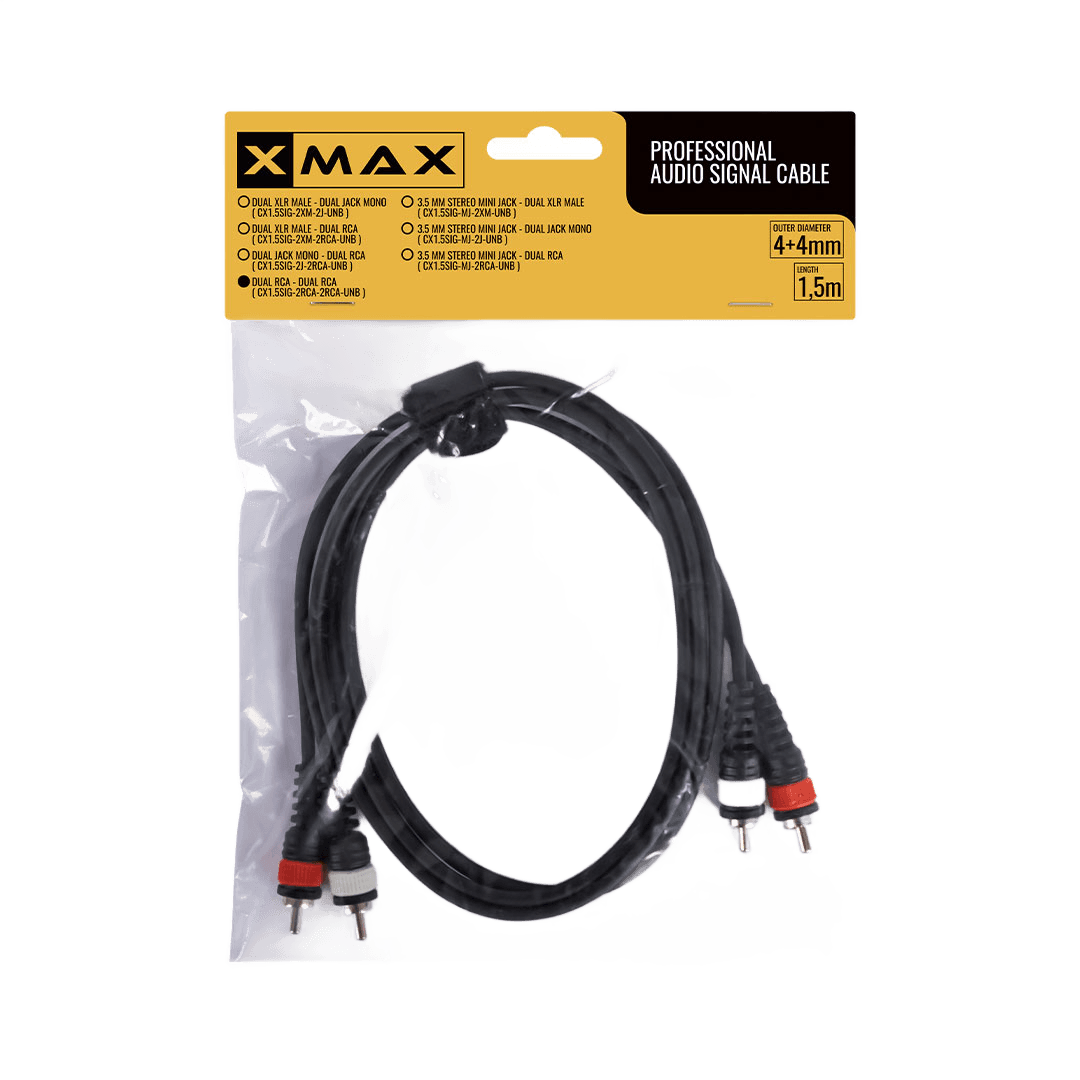 XMAX DUAL RCA-DUAL RCA 1.5M
