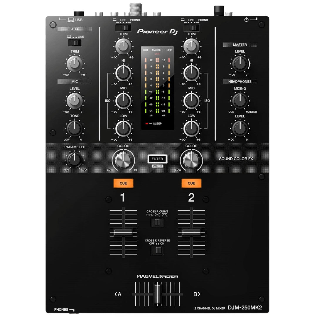 Pioneer DJ DJM-250MK2 2-Channel DJ Mixer