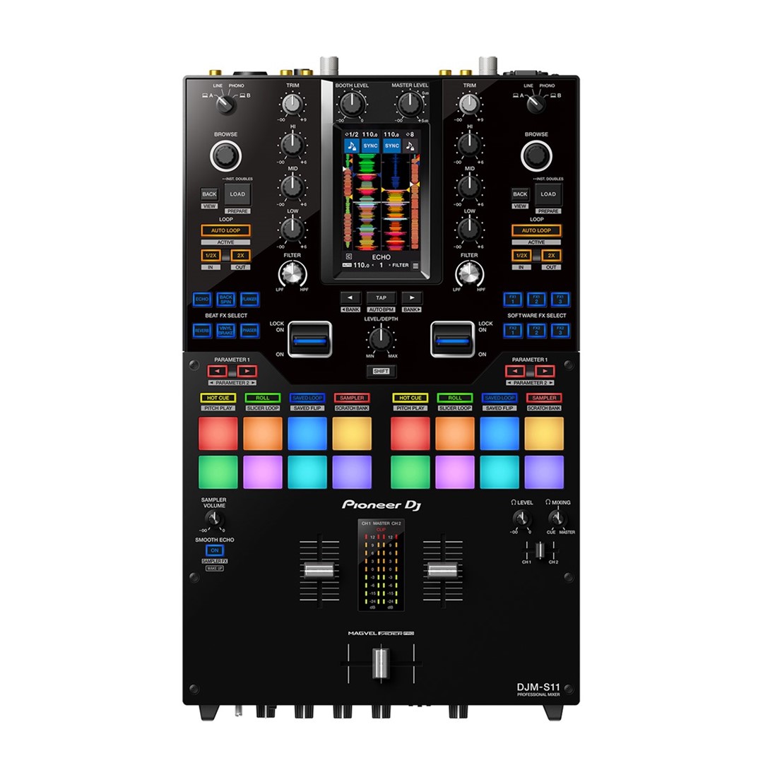 Pioneer DJ DJM-S11 Professional Scratch Style 2-Channel DJ Mixer