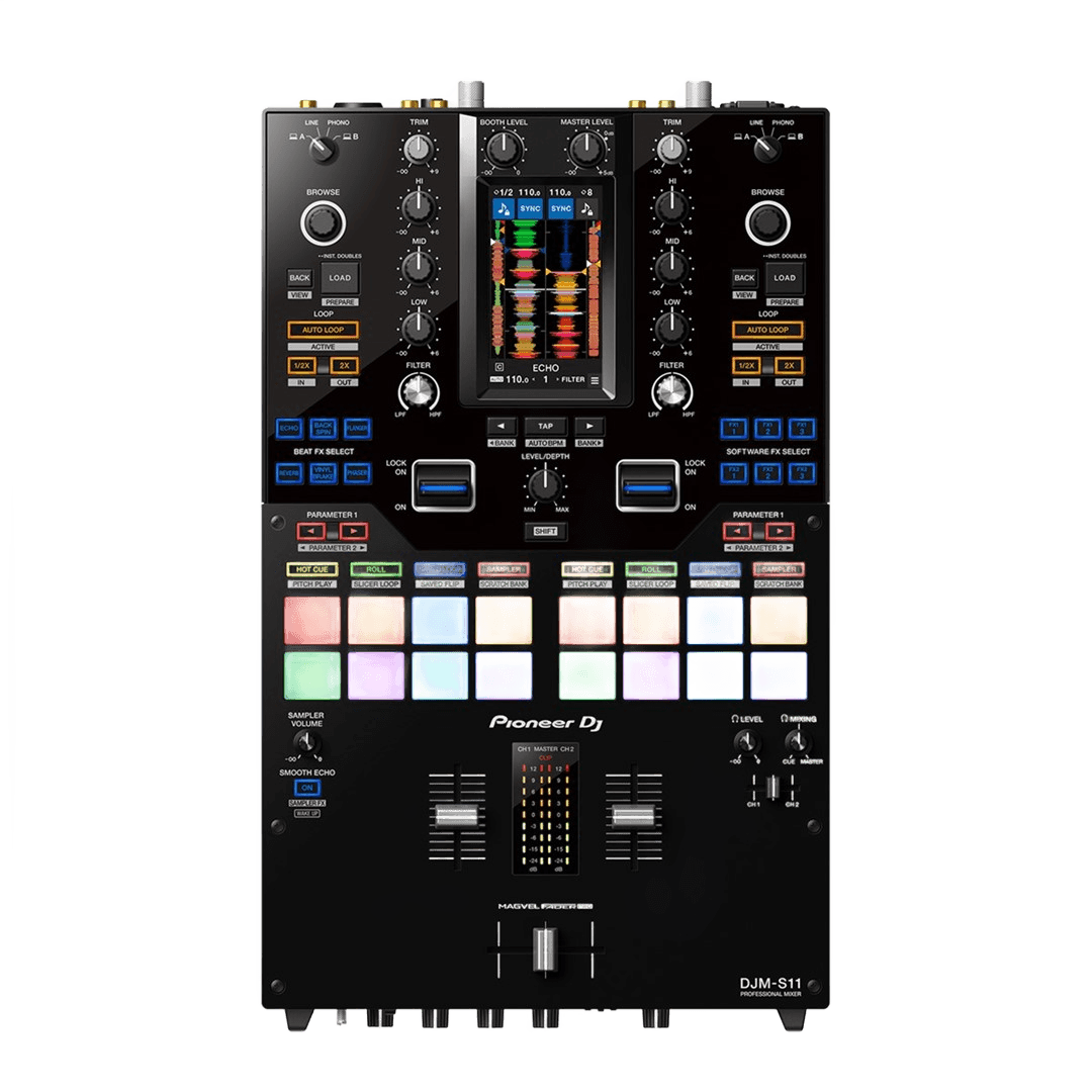 Pioneer DJ DJM-S11 Professional Scratch Style 2-Channel DJ Mixer