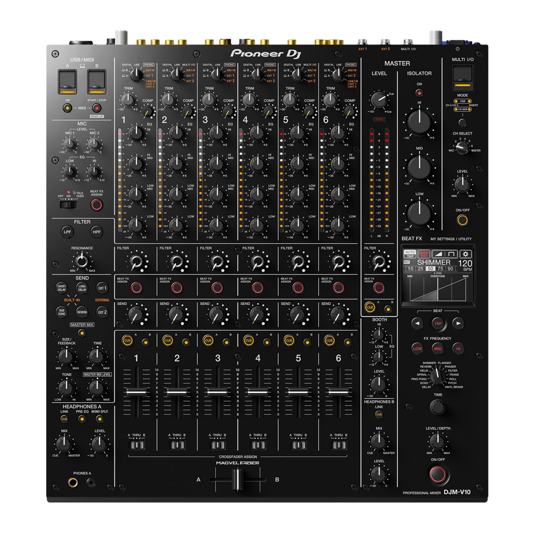 Pioneer DJ DJM-V10 Creative Style 6-Channel Professional DJ Mixer