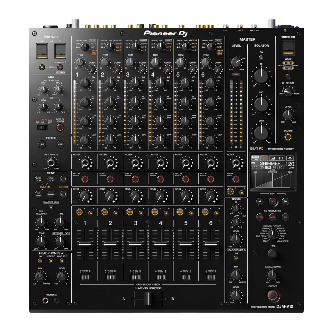 Pioneer DJ DJM-V10 Creative Style 6-Channel Professional DJ Mixer
