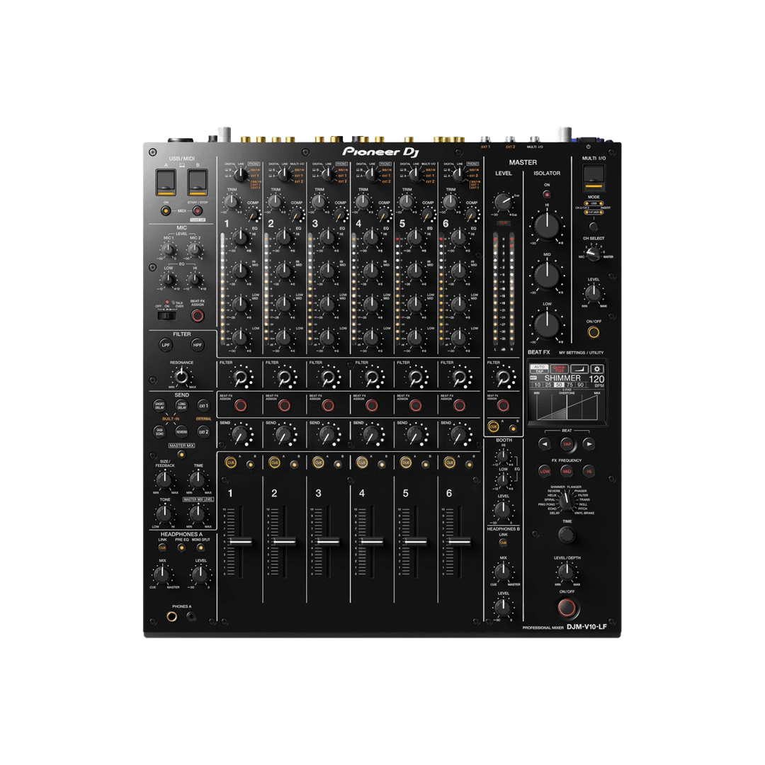 Pioneer DJ DJM-V10-LF Creative Style 6-Channel Professional DJ Mixer