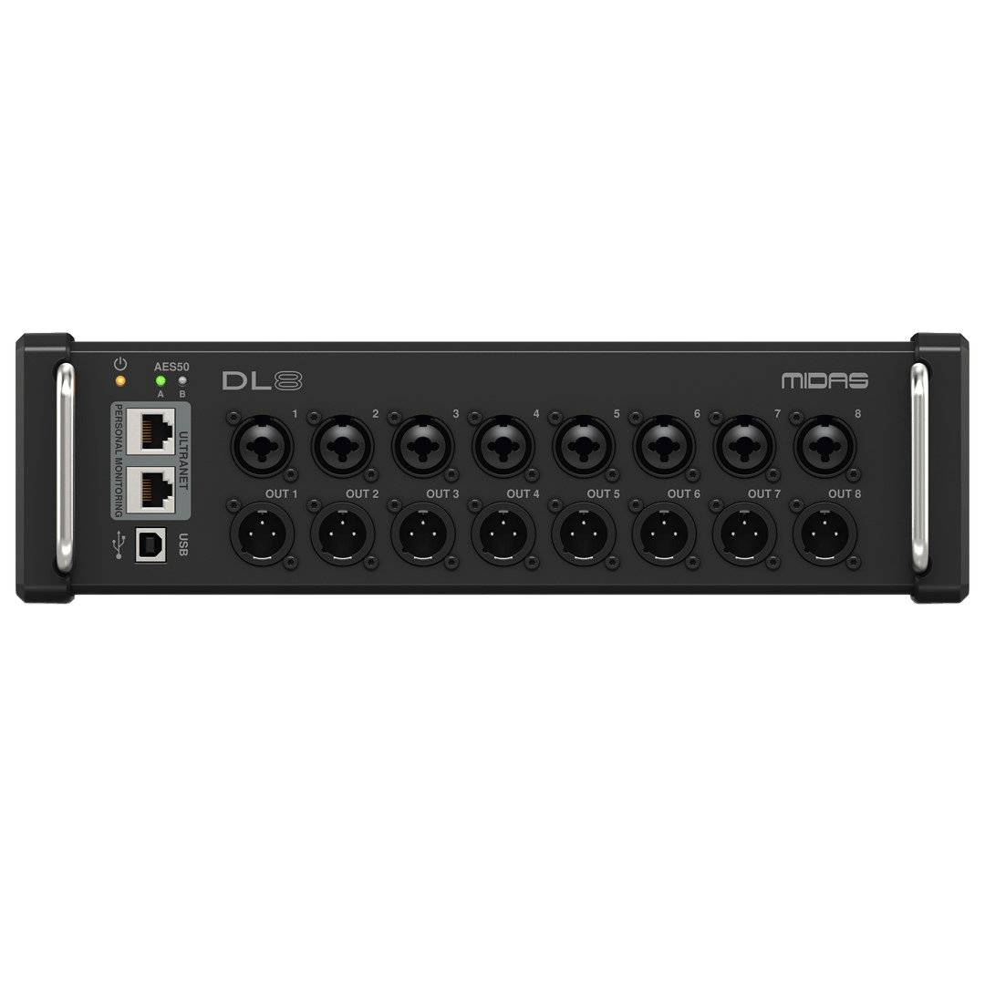 Midas DL-8 Powered 8 Input/8 Output Stage BOX