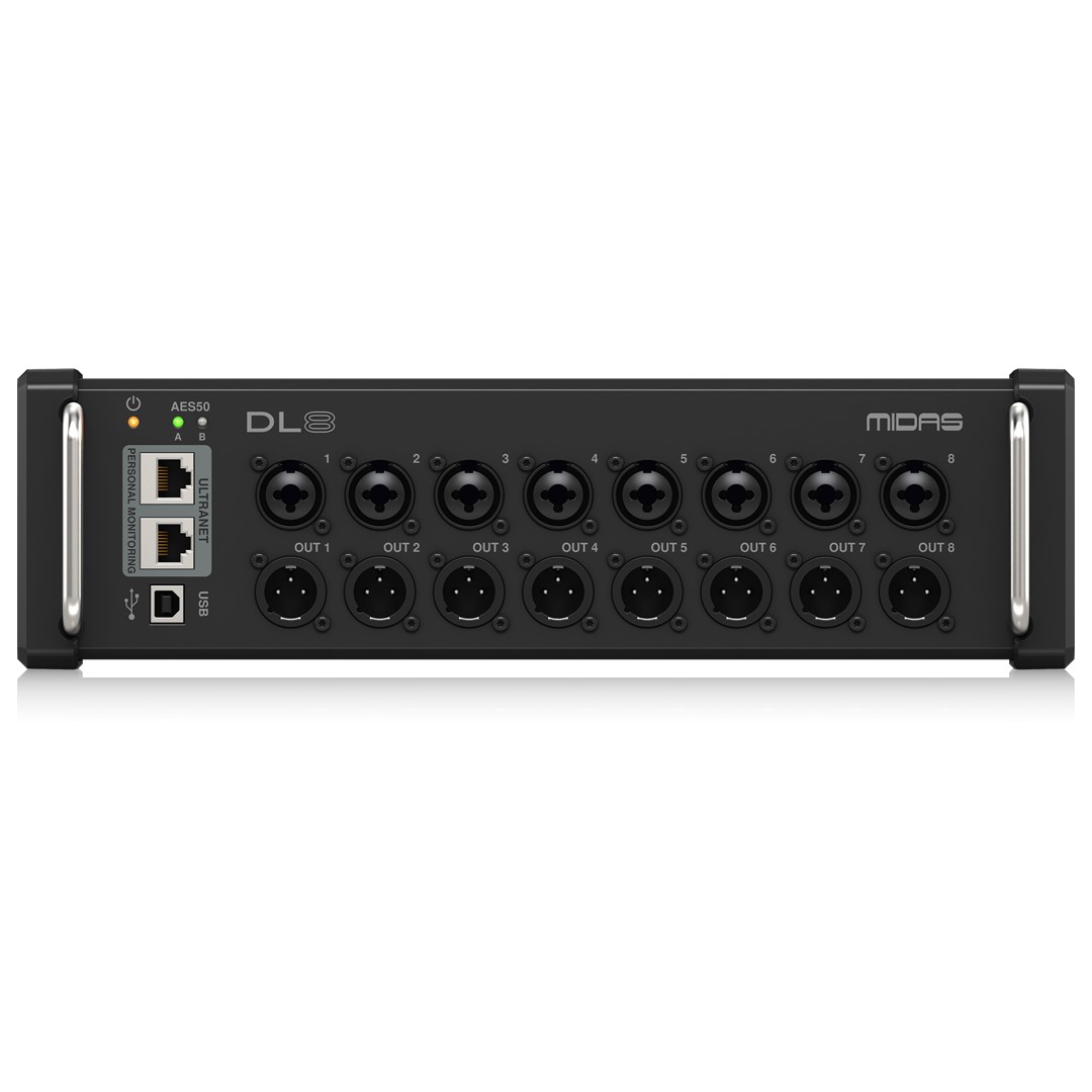 Midas DL-8 Powered 8 Input/8 Output Stage BOX