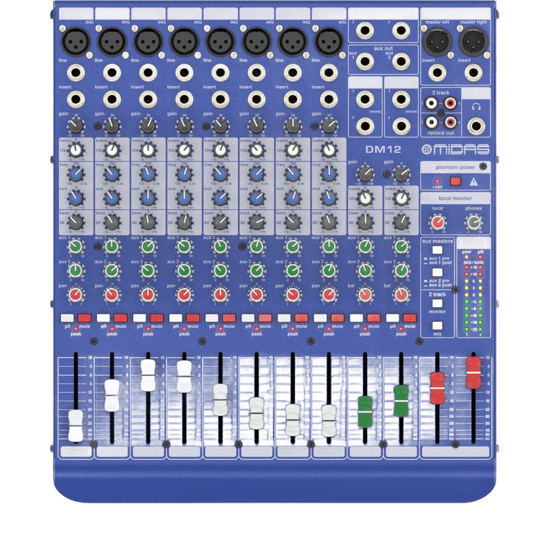 Midas DM-12 Analogue LIVE AND Studio Mixer