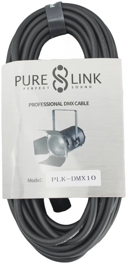PURE LINK PLK-DMX10 DMX Lighting Cable 10 Meter (XLR TO XLR)