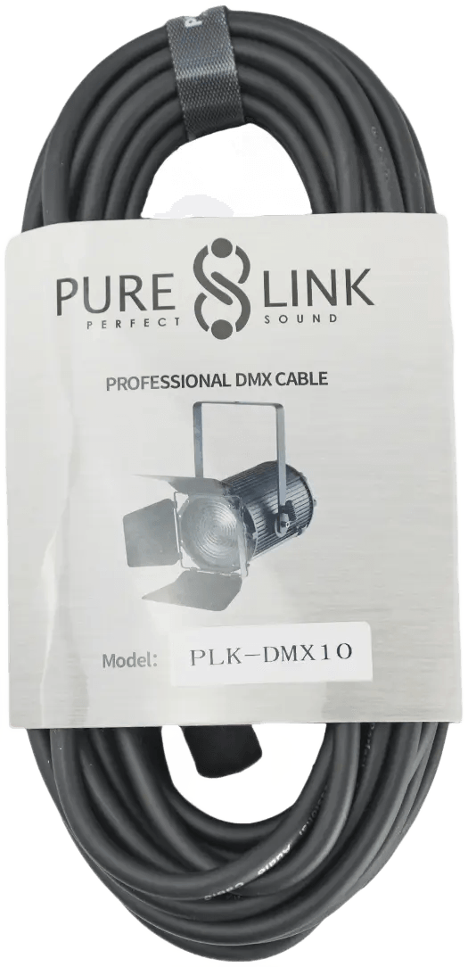 PURE LINK PLK-DMX10 DMX Lighting Cable 10 Meter (XLR TO XLR)