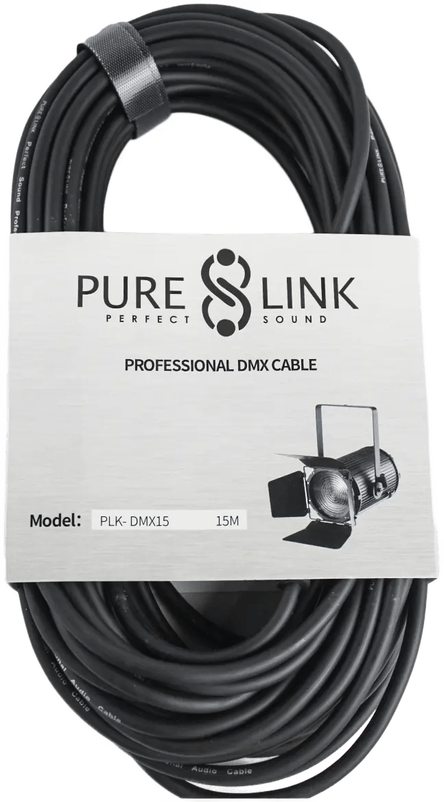 PURE LINK PLK-DMX15 DMX Lighting Cable 15 Meter (XLR TO XLR)