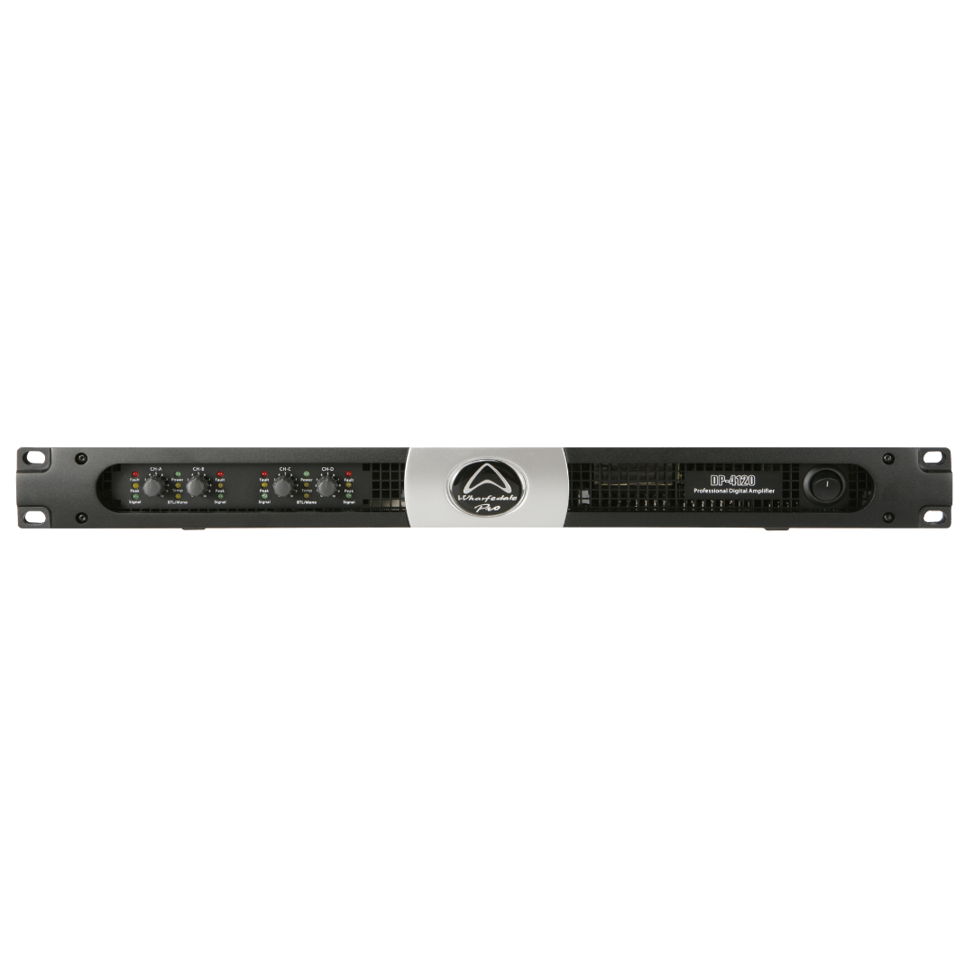Wharfedale DP 4120 1U Amplifier, 4x 2040W @ 4 Ohm