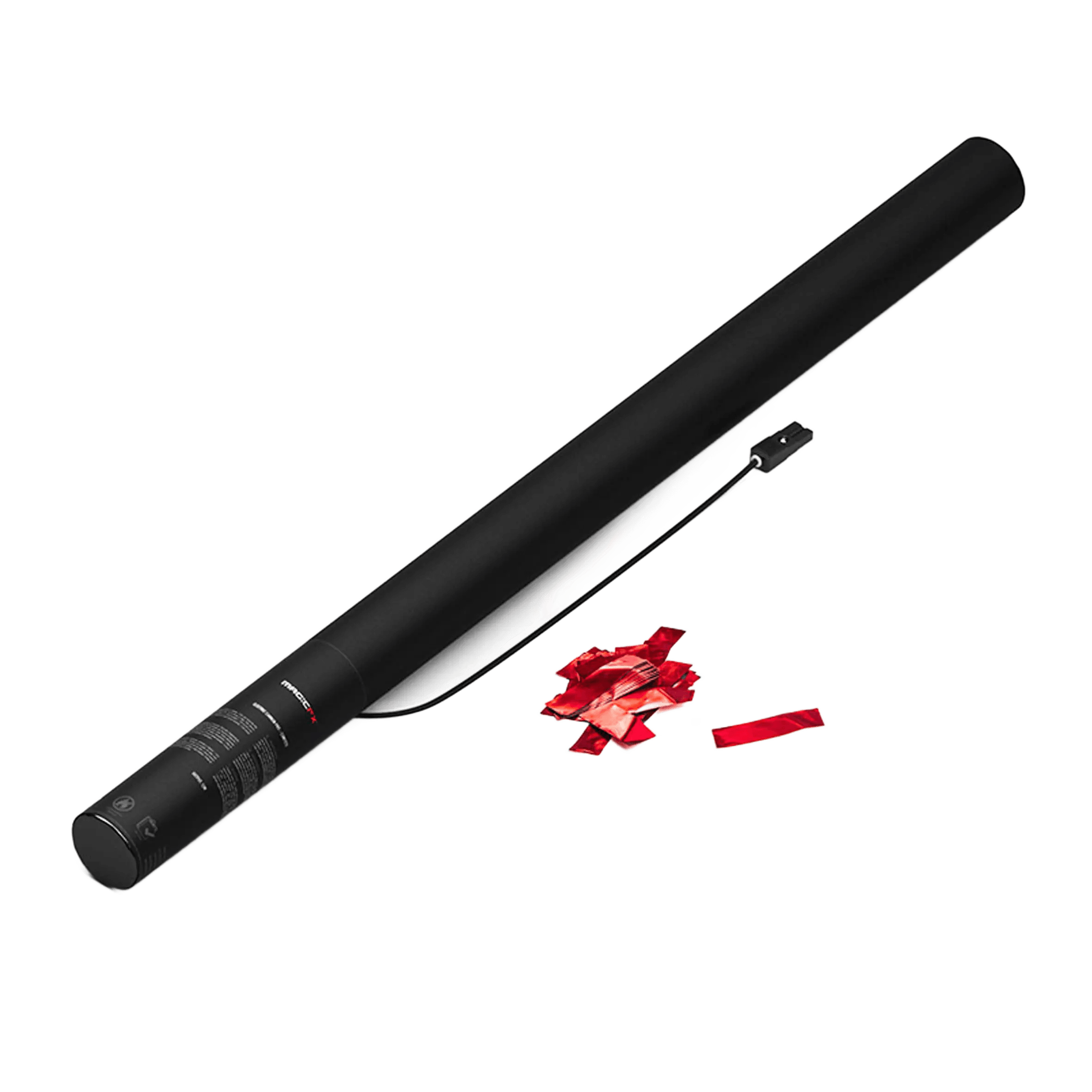 Filofx Electric Confetti Cannon 80CM RED Metallic