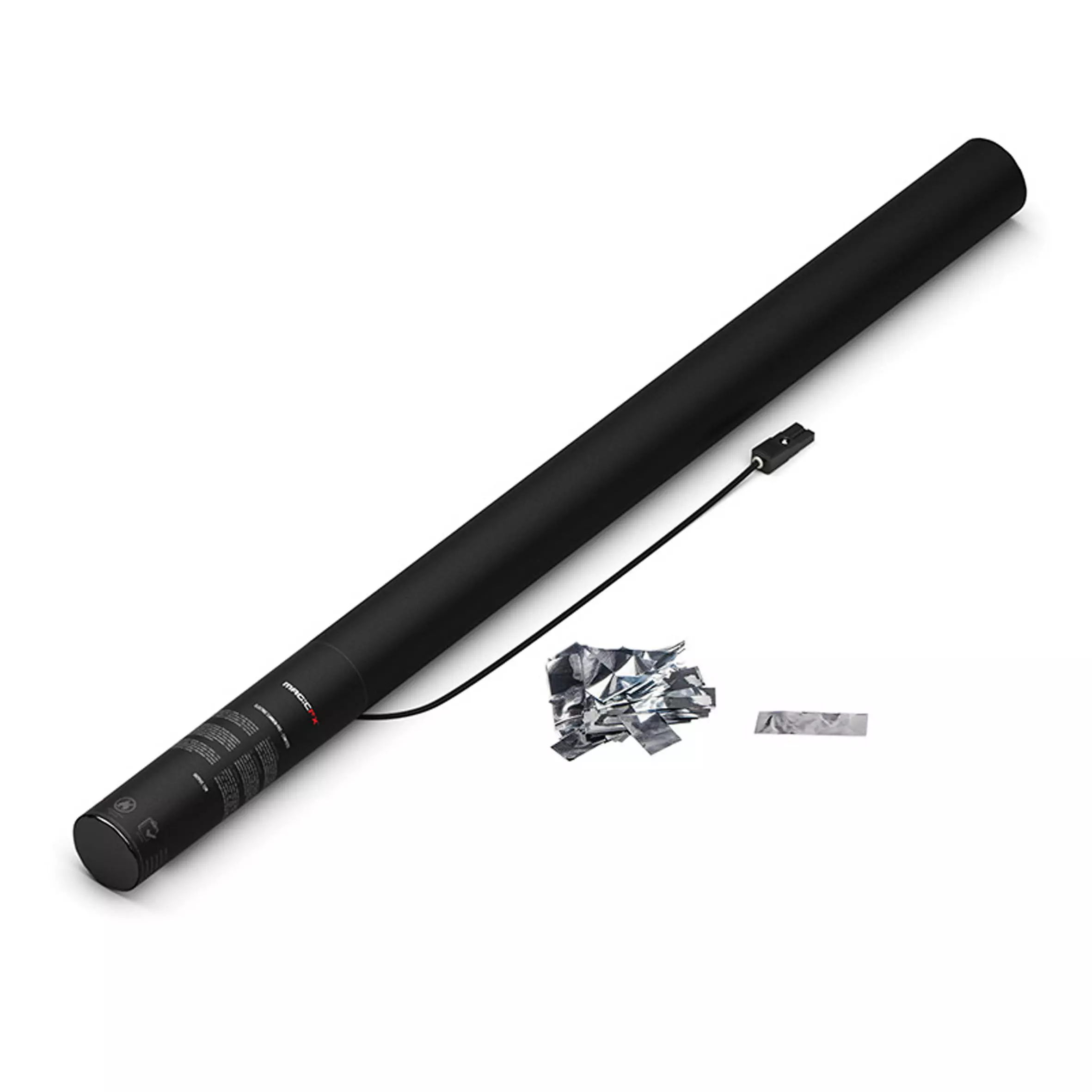 Filofx Electric Confetti Cannon 80CM Silver Metallic