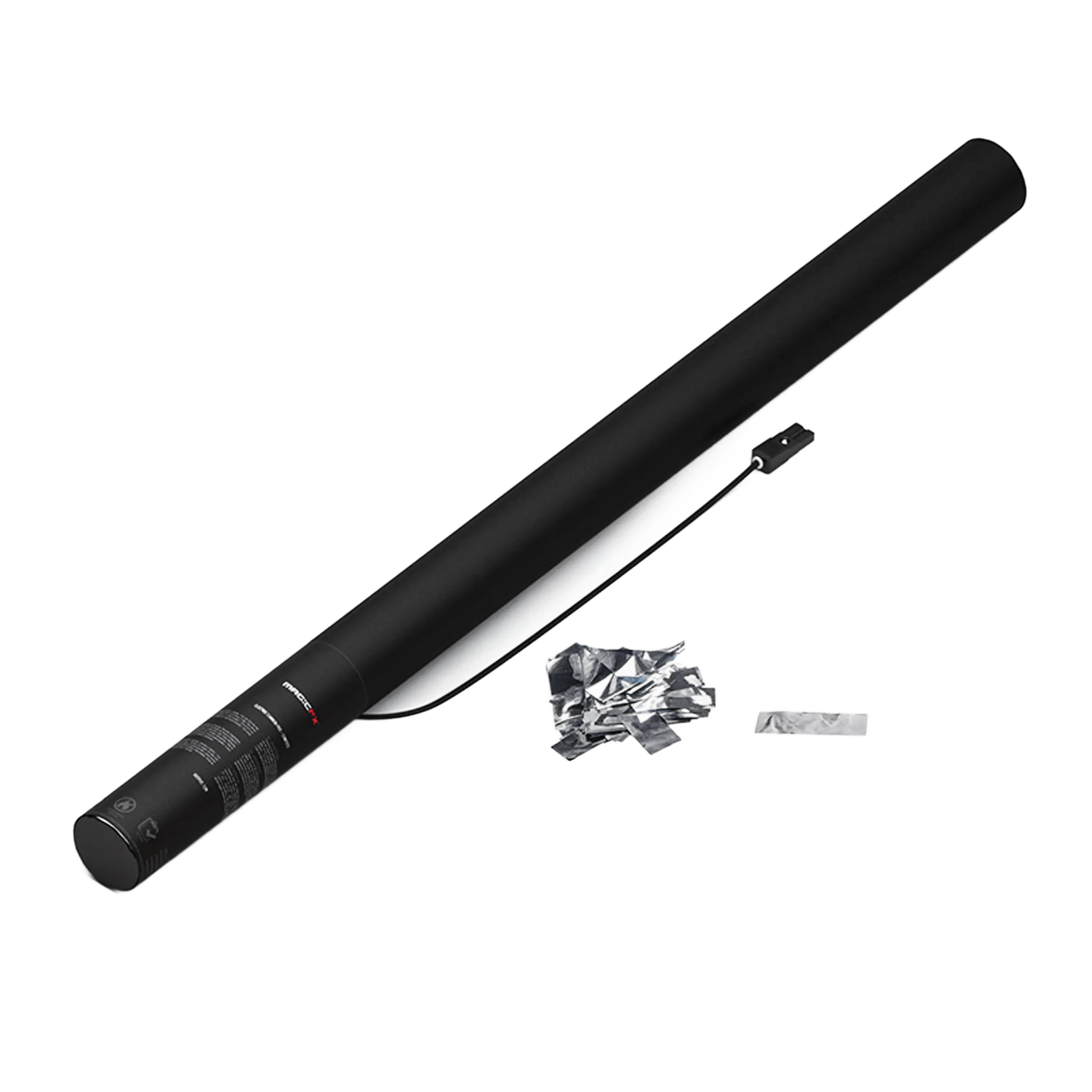 Filofx Electric Confetti Cannon 80CM Silver Metallic