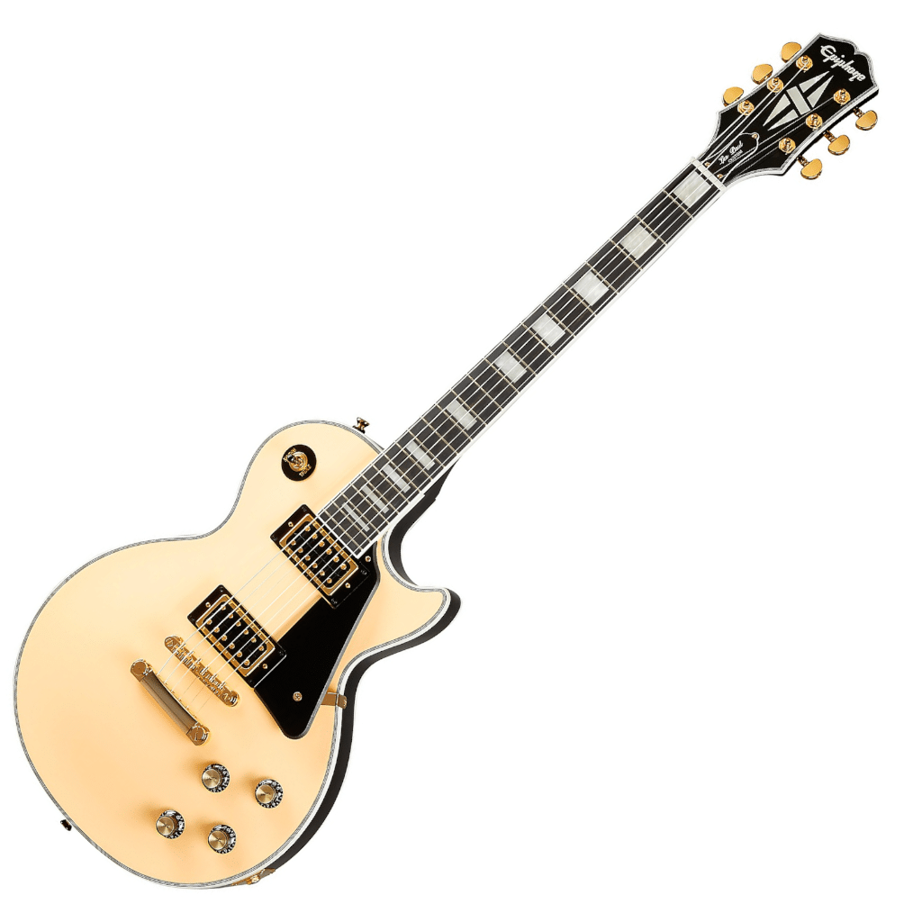 Epiphone EILC-AI LES PAUL Custom Blackback Antique Ivory
