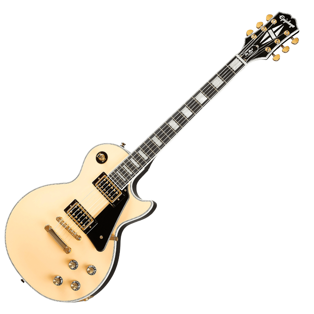 Epiphone EILC-AI LES PAUL Custom Blackback Antique Ivory