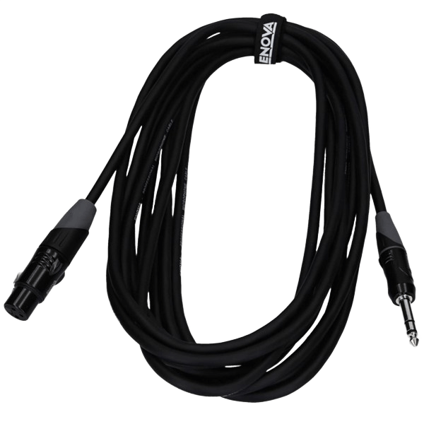 EC-A1-XLFPLM3-1 1M XLR Female TO1/4” POLE MIC Cable;3-PIN