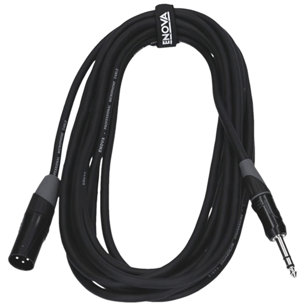 EC-A1-XLMPLM3-1 1 M XLR MALE TO 1/4″ PLUG 3 POLE MIC Cable