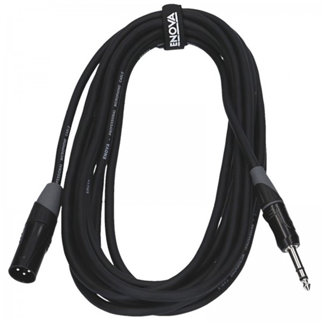 EC-A1-XLMPLM3-10 10M XLR MALE TO1/4” PLUG 3 POLE MIC Cable