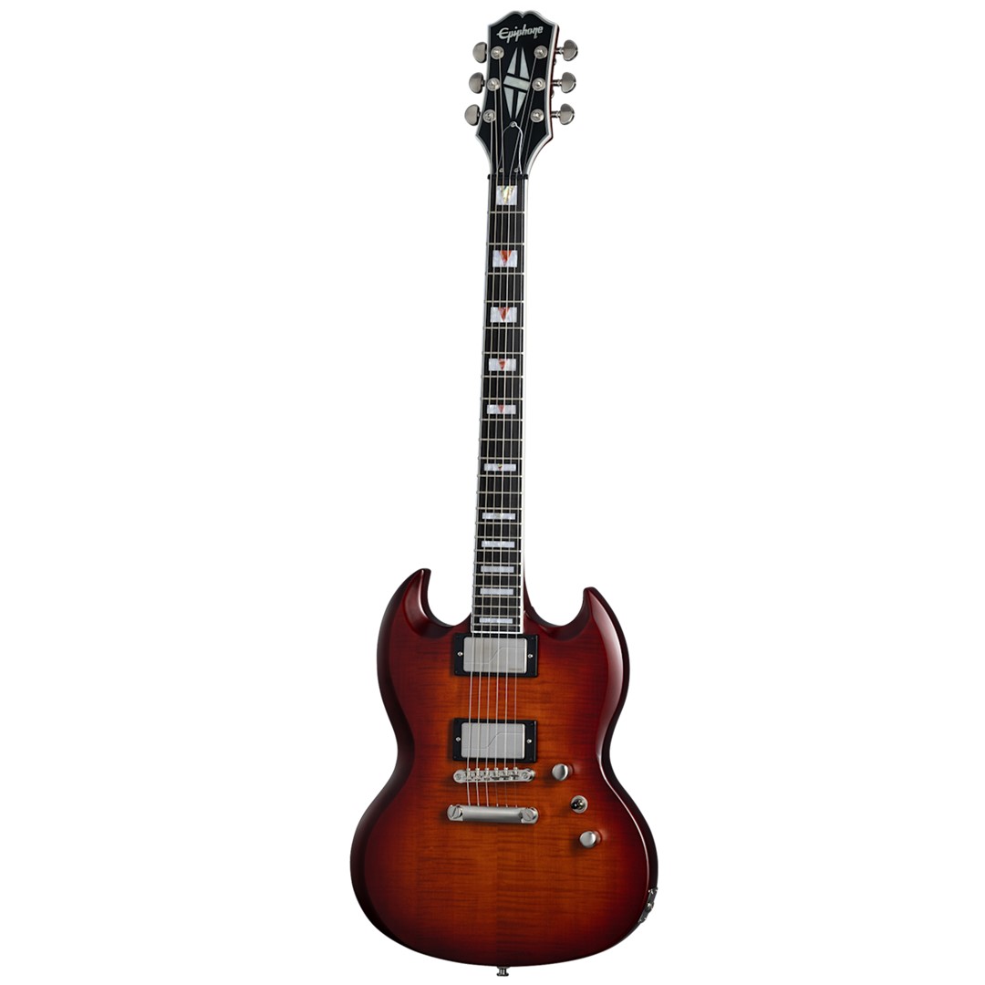 Epiphone Eisgy-ABT SG Prophecy AGED Bengal Tiger Burst+bag