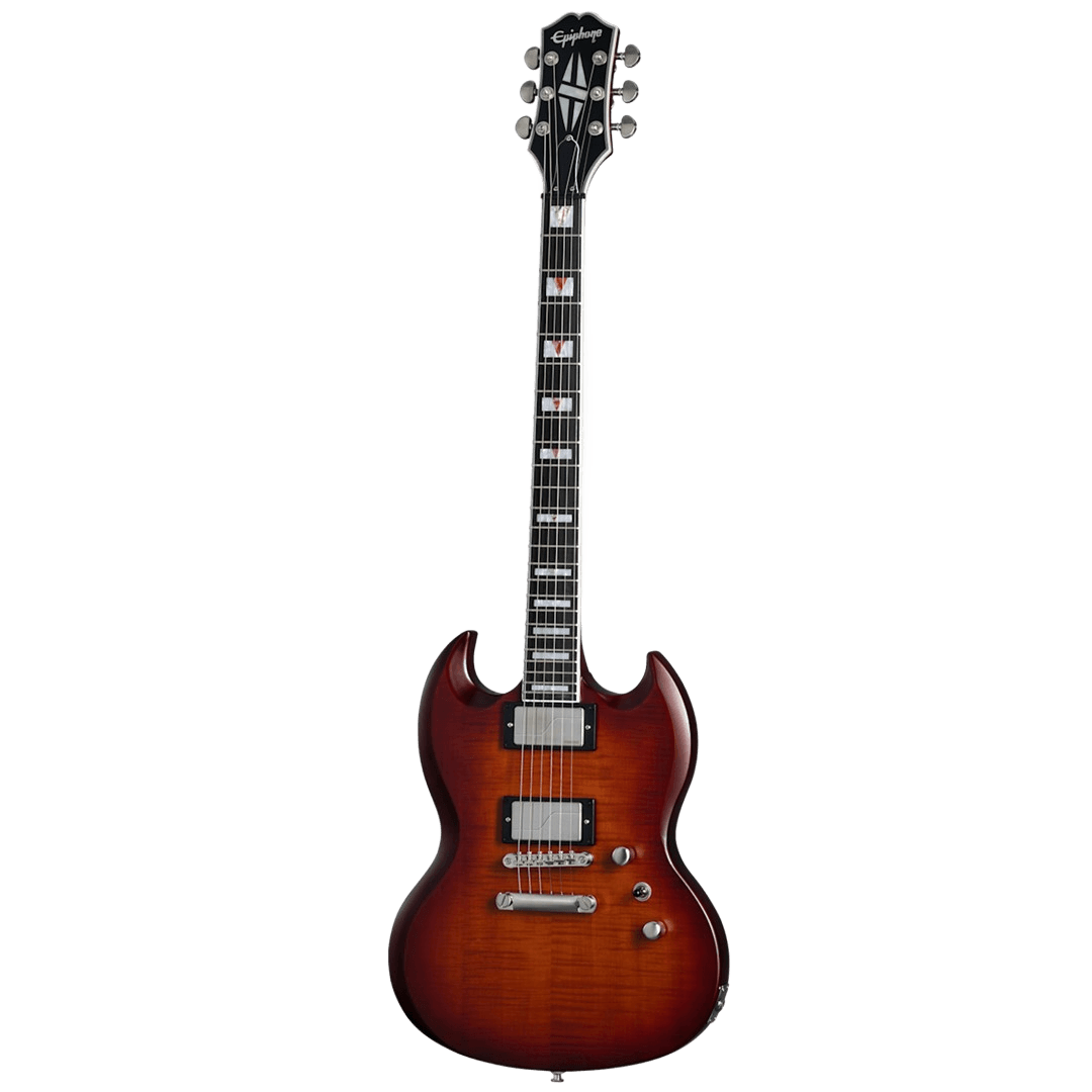 Epiphone Eisgy-ABT SG Prophecy AGED Bengal Tiger Burst+bag