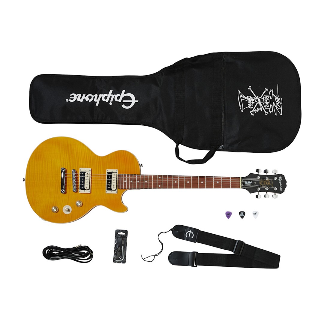 Epiphone ENA2-AA Slash LES PAUL Special-II Appetite Amber+bag/accesories