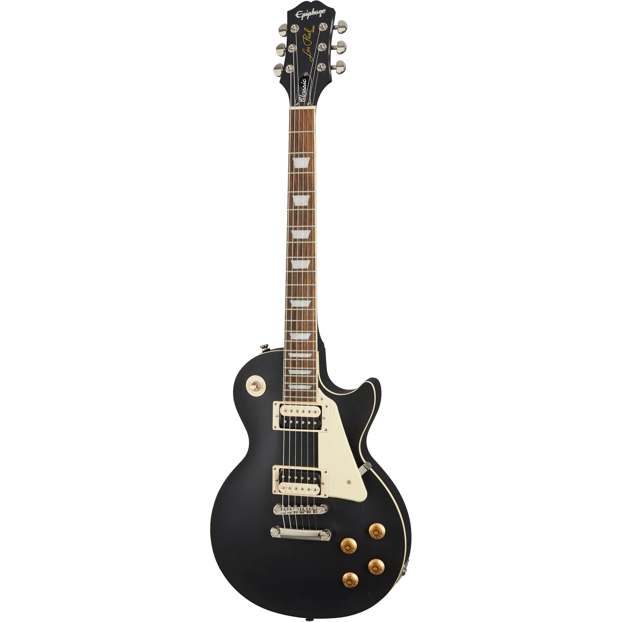 Epiphone Enlpcw-EB LES PAUL Classic WORN IN WORN Ebony