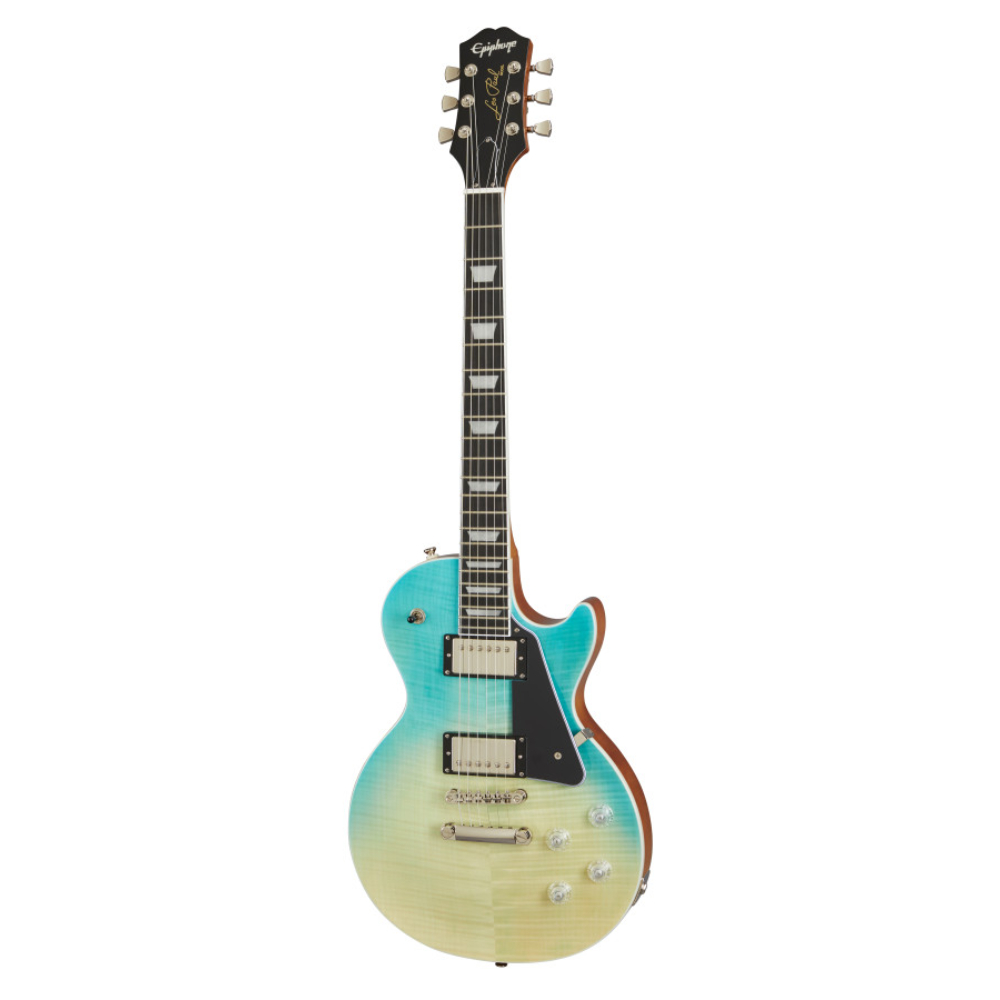 Epiphone Eilmf-CBF  LES PAUL Modern Figured, Caribbean BLUE FADE