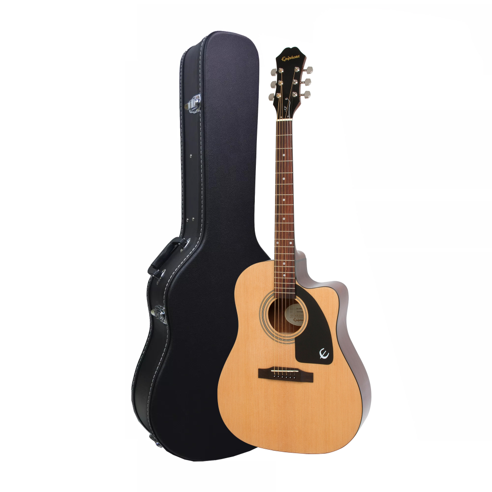 Epiphone EE21-NA J-15 EC Natural Acoustic-Electric WITH HARD CASE