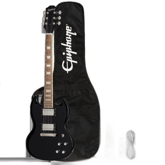 Epiphone ES1PPLP-EB Power Player SG Les Paul Ebony + Accessories