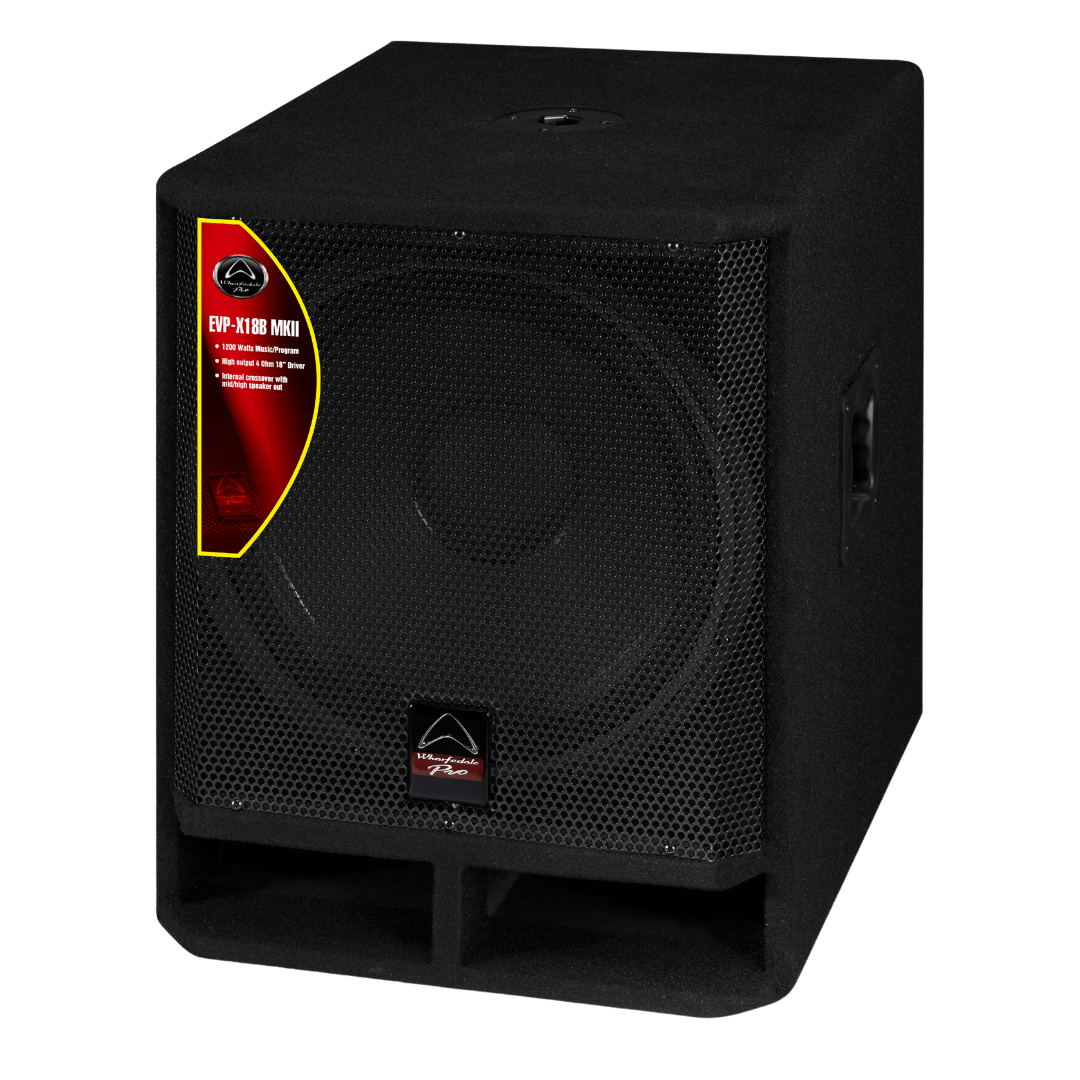 Wharfedale EVP X18B MKII 18" 600W RMS, 4 OHM SUB-Woofer, Carpeted
