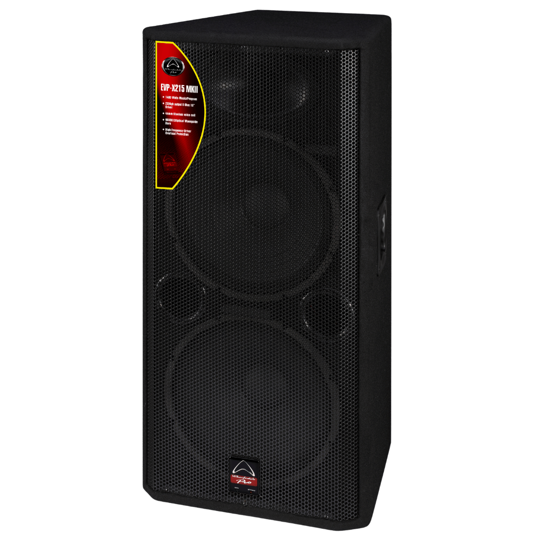 Wharfedale EVP X215 Mkii Quasi 3-way 2 x 15" 700w RMS, 4 Ohm speaker, Carpeted