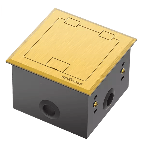 Roxtone Floor Mount Aluminum BOX FOR 86X86MM Wallplate