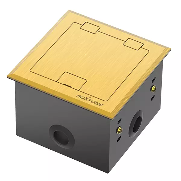Roxtone Floor Mount Aluminum BOX FOR 86X86MM Wallplate
