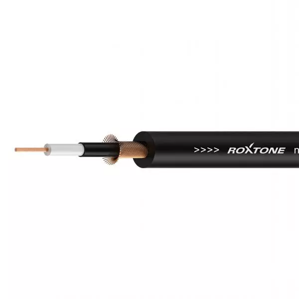 Roxtone Instrument Cable Single CORE 6.0MM Black 100M