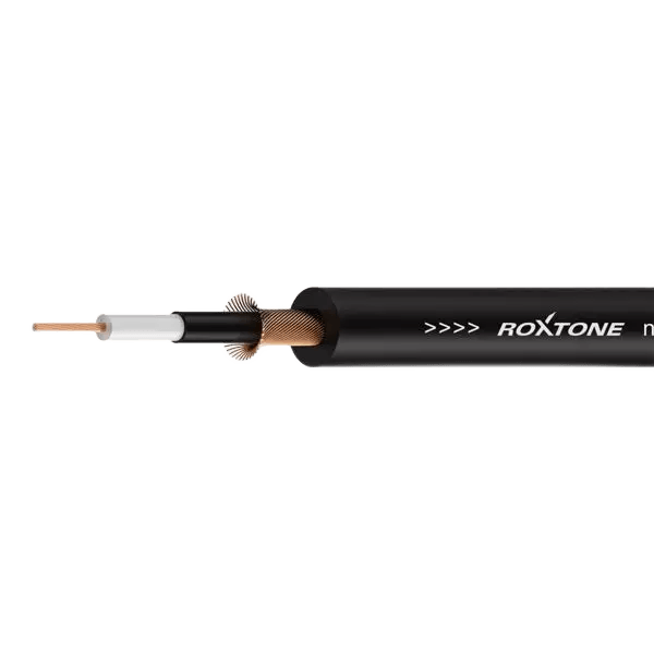 Roxtone Instrument Cable Single CORE 6.0MM Black 100M