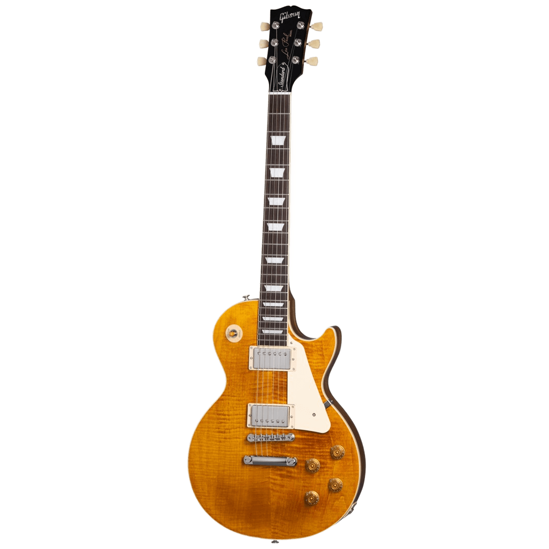 Gibson LPS500-HY Les Paul Std 50s Figured Top Honey Amber