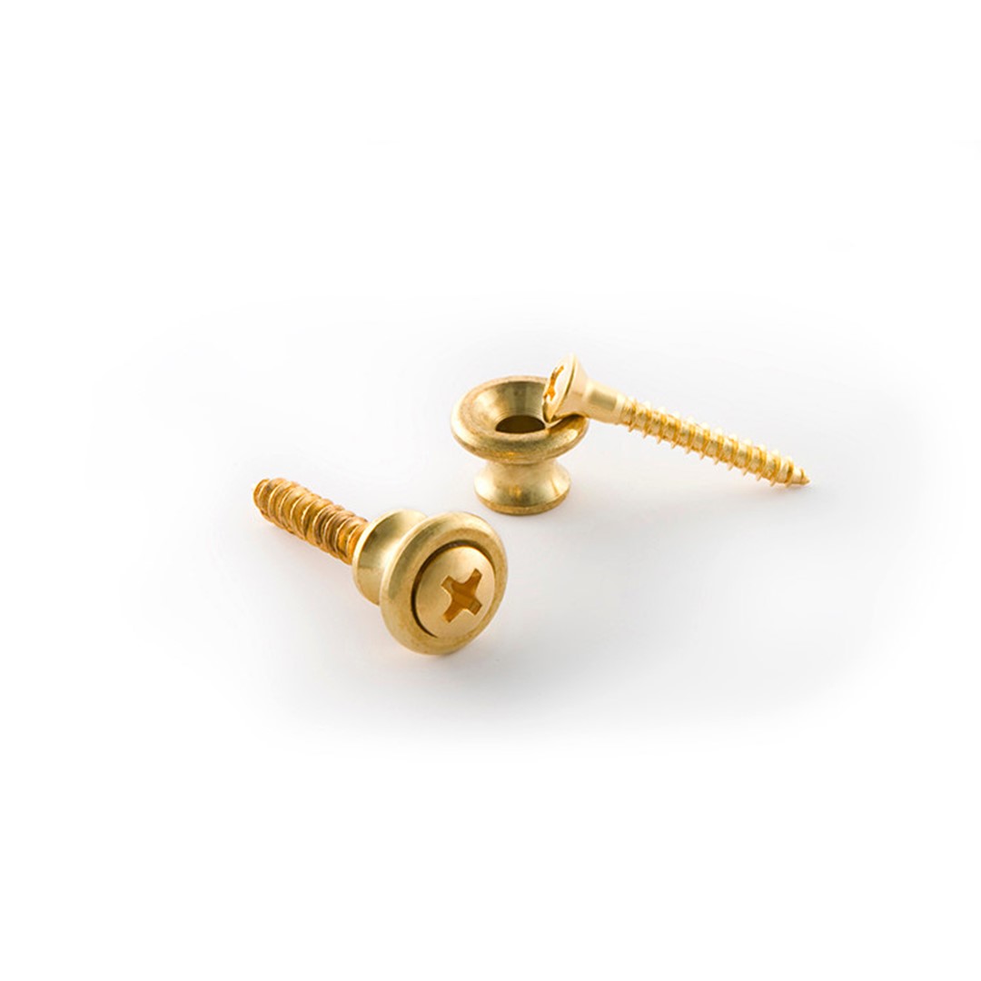 Gibson PREP-010 Brass Strap Buttons (2PCS)