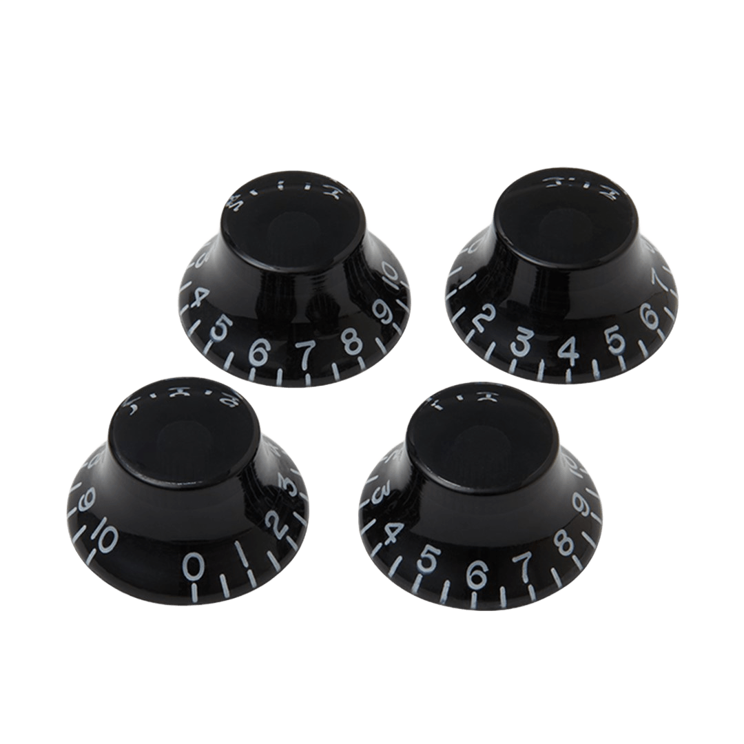 Gibson PRHK-010 Black TOP HAT Knobs (4 PACK)