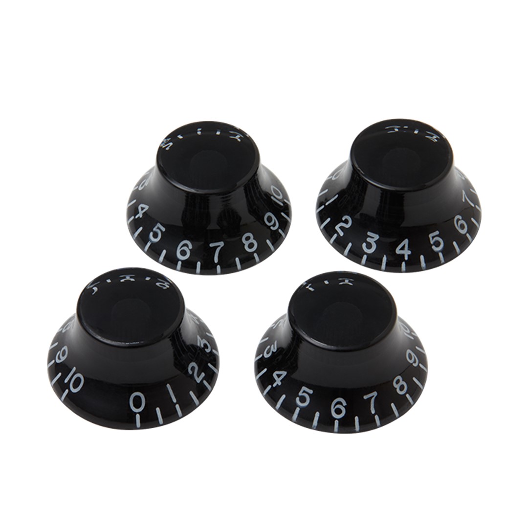 Gibson PRHK-010 Black TOP HAT Knobs (4 PACK)