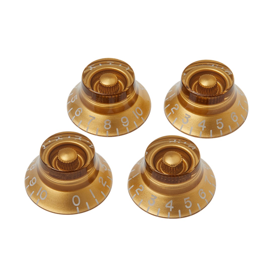 Gibson PRHK-020 GOLD TOP HAT Knobs (4 PACK)
