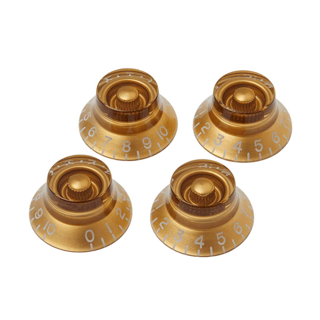 Gibson PRHK-020 GOLD TOP HAT Knobs (4 PACK)